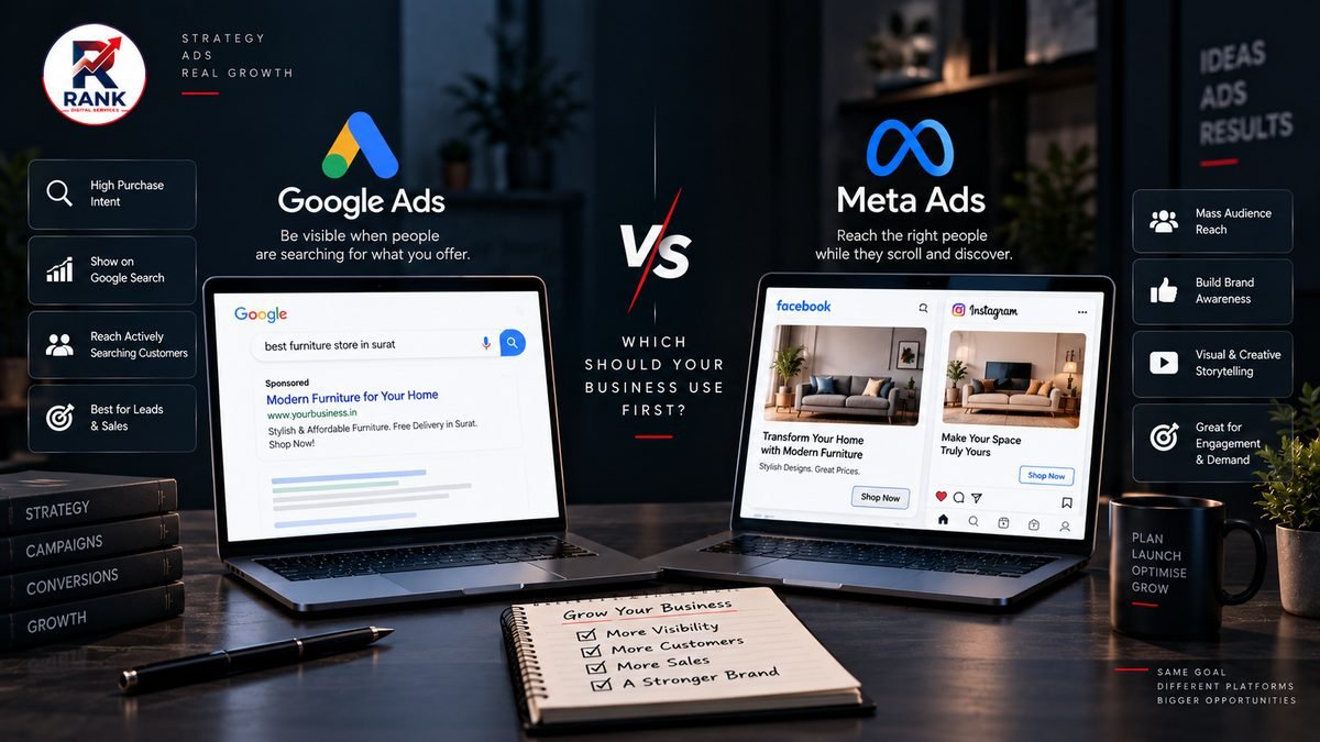 Google Ads vs Meta Ads comparison